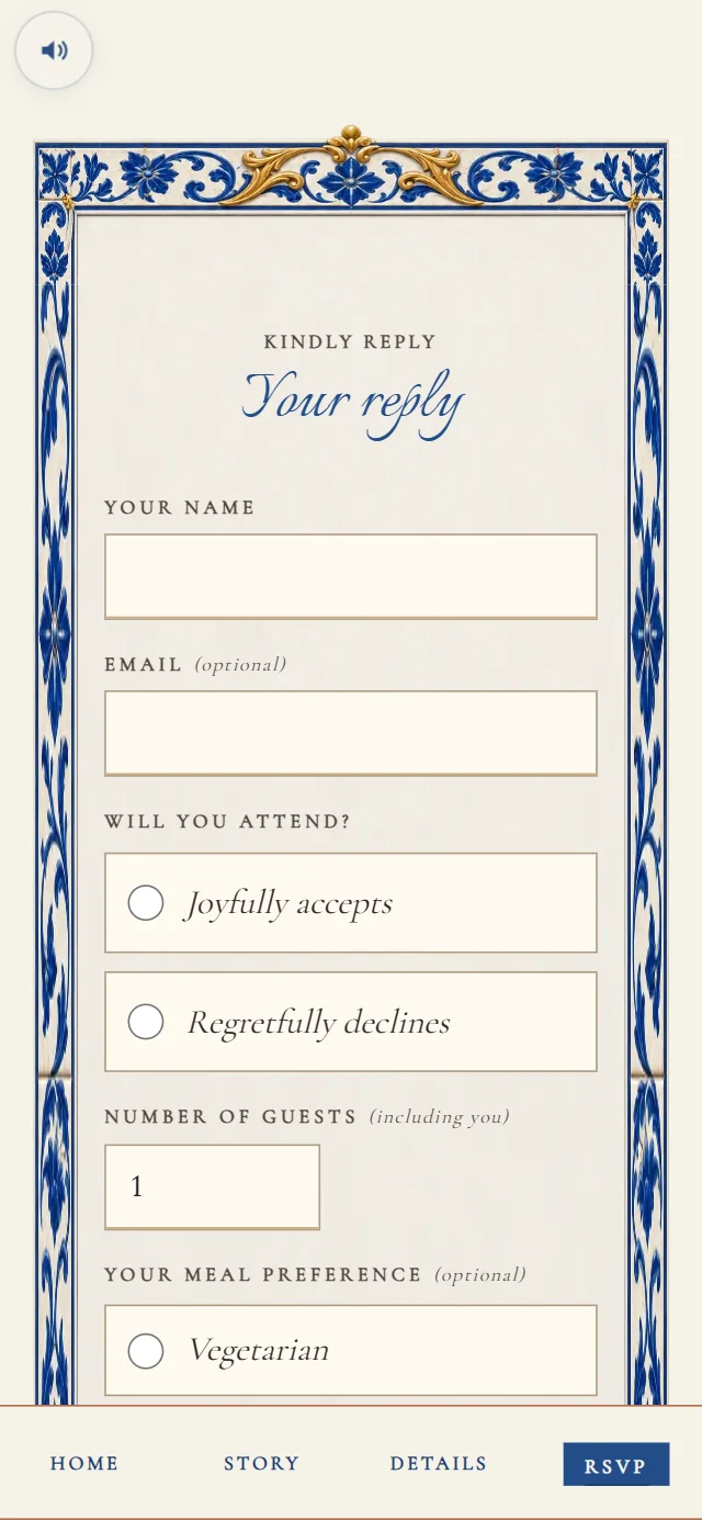 Azulejo Mosaic: Reply form (demo content)